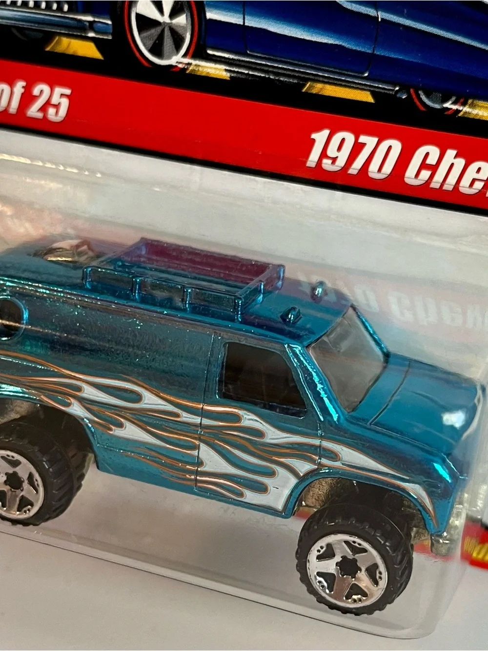Hot Wheels Baja Breaker Aqua Blue - Classics series 1 error card